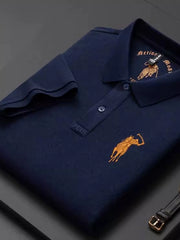 Paul Polo Shirt Men Short-Sleeved T-shirt Pure Cotton Lapel Summer Thin Business Classy Casual plus Size Half Sleeve Fashion