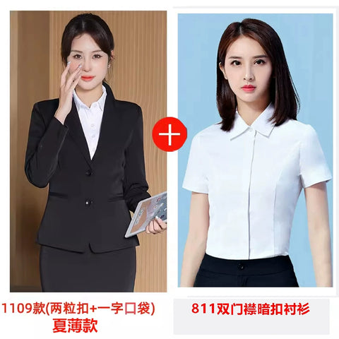 Coat Female Elegant College Student Interview Suit Coat