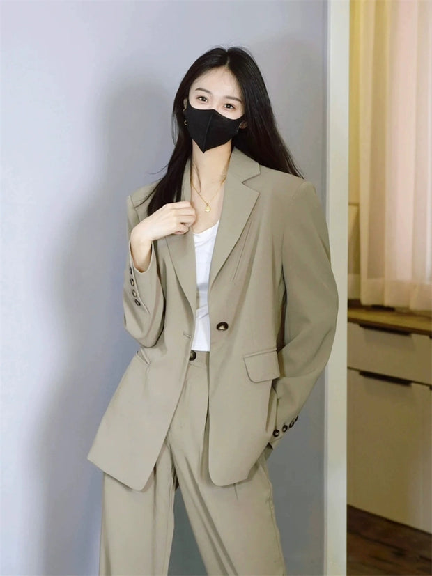 Coat Women's Fashion Casual Loose Business Suit Coat