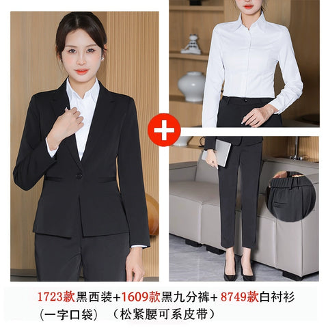 Coat Female Elegant College Student Interview Suit Coat