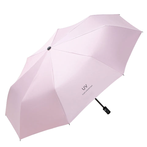 Automatic Umbrella Men's and Women's Folding Large Reinforced Thickened Dual-Use Sun Umbrella Sun-Proof UV Protection