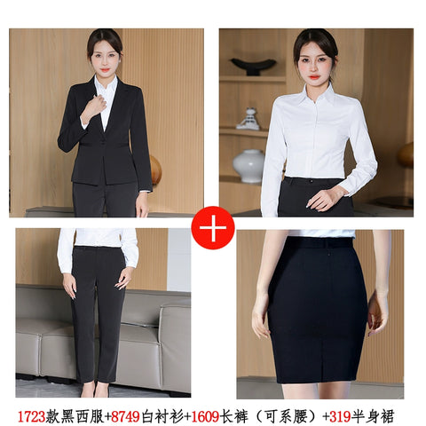 Coat Female Elegant College Student Interview Suit Coat