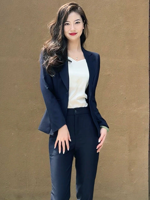 College Student Interview Casual Work Clothes Suit