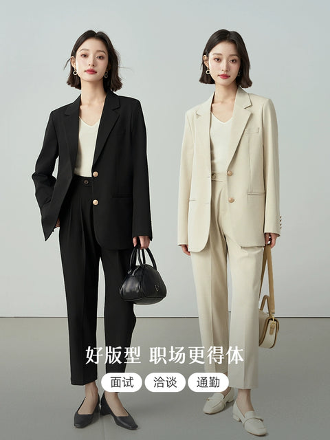 Miss Bird Black Fall and Winter Interview Occupation Suit