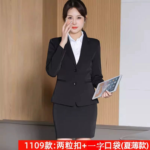 Coat Female Elegant College Student Interview Suit Coat