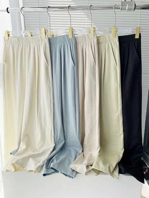 Spring and Summer Loose High Waist Drooping Japanese Leisure Pants