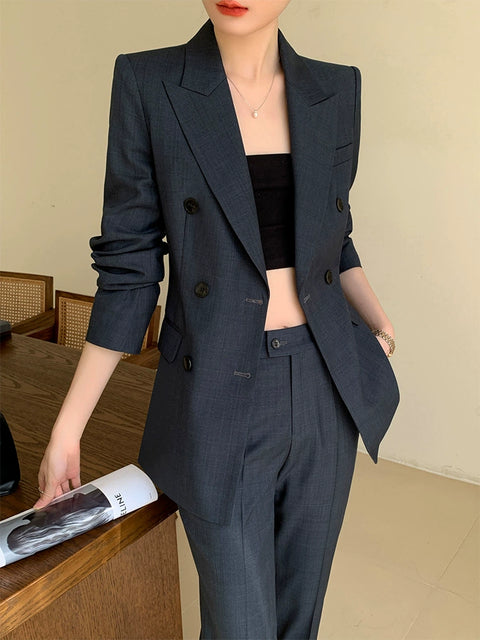 Casual Cropped Pants Spring and Autumn Business Suit