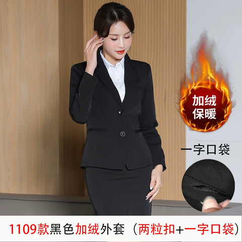 Coat Female Elegant College Student Interview Suit Coat