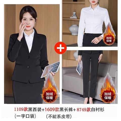 Coat Female Elegant College Student Interview Suit Coat