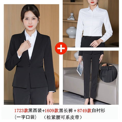 Coat Female Elegant College Student Interview Suit Coat