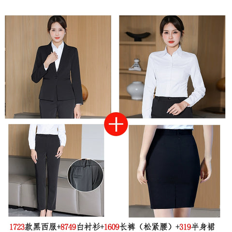 Coat Female Elegant College Student Interview Suit Coat