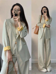 Women's Korean-Style Coat Loose Casual Business Suit