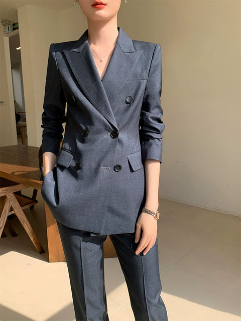 Casual Cropped Pants Spring and Autumn Business Suit