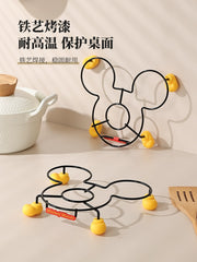 Mickey Cover Table Pot Rack Insulation Dish Rack Rack Net Red Pot Cover Dish Rack Storage Kitchen Multi-Functional Storage Rack