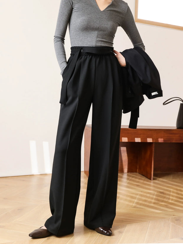 Amazing Niche Loose Mop Slim Looking Suit Casual Pants