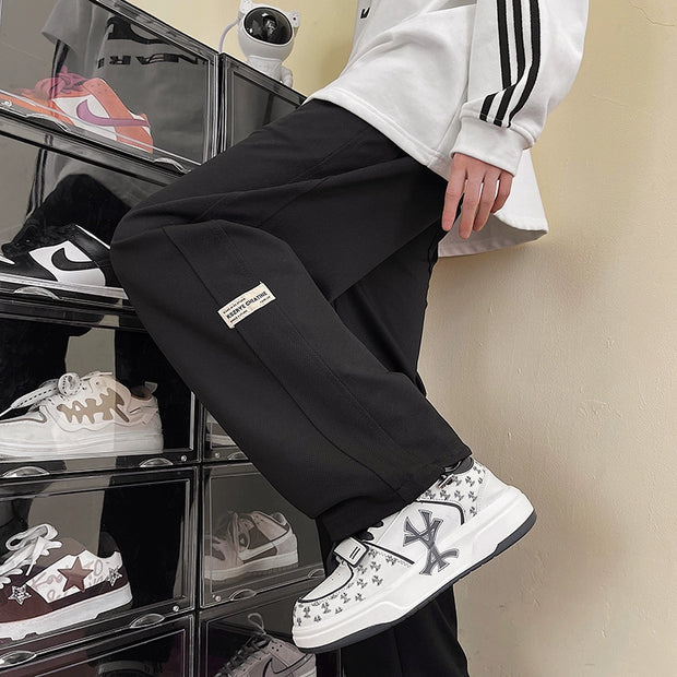 Sweatpants Spring Drawstring Student Fancy Casual Pants