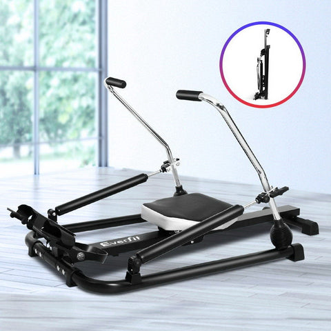 Everfit Rowing Exercise Machine Rower Hydraulic Resistance Fitness Gym