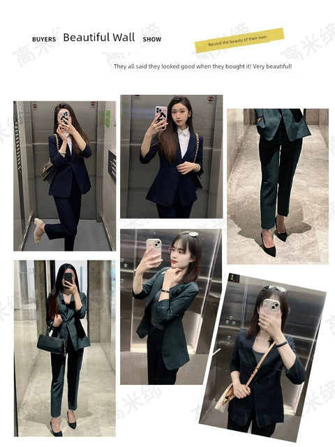 Coat Women's Thin Summer Interview Suit Coat