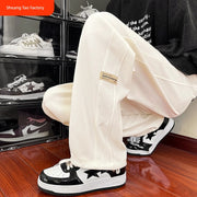 Sweatpants Spring Drawstring Student Fancy Casual Pants