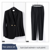 Coat Female Gray Temperament Office Suits Suit Jacket