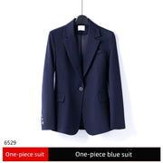 Coat Female Gray Temperament Office Suits Suit Jacket