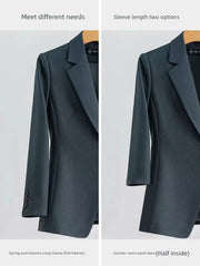 Coat Women's Thin Summer Interview Suit Coat