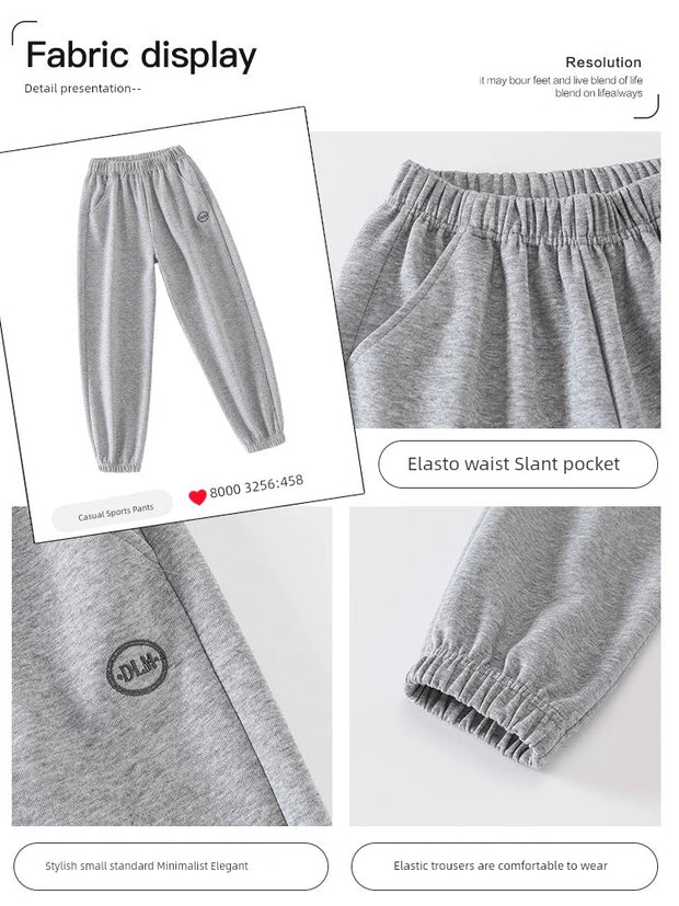 Sweatpants Trendy Spring and Autumn Girls Youth Loose Pants