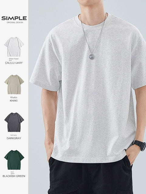 Hansca 260G American Casual Short Sleeve T-Shirt