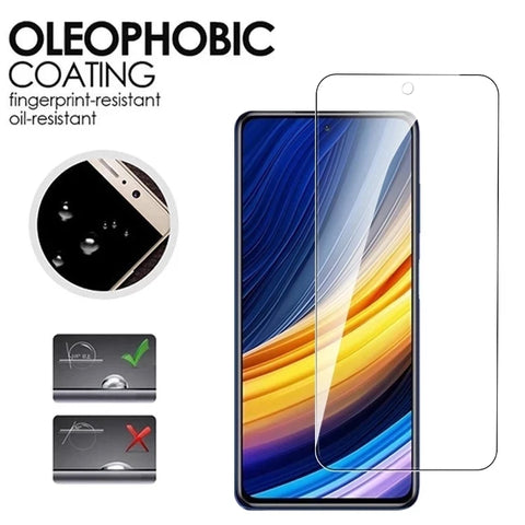 Protective Glass for Poco X3 Pro X3 NFC M5S M5 Film Screen Protector for Xiaomi Poco F3 F4 GT F2 Pro M3 M4 X4 Pro 5G Glass