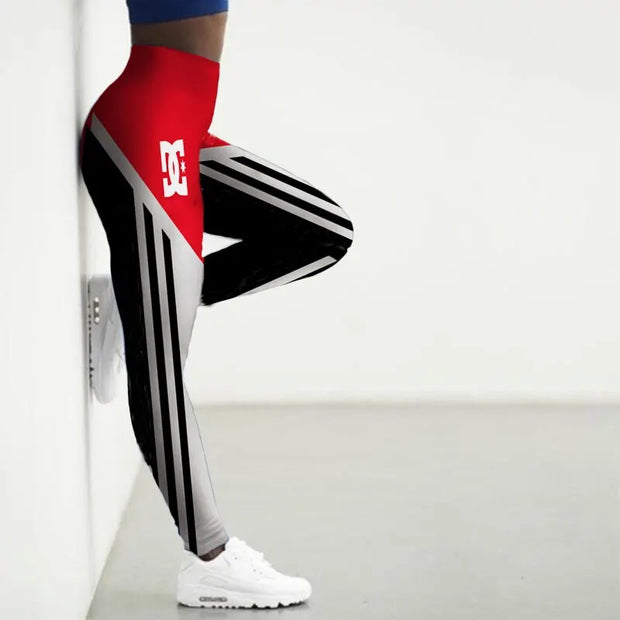 Sport Leggings Women High Waist 3D Yoga Pants Workout Leggings Ladies Gym Clothing Leggins Woman Running Training Tights