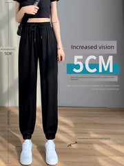 100.00kg Extra Large Size Ice Silk Jogger Pants Mosquito-Proof Sports Pants