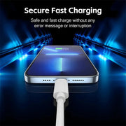 3m 2m 1m 30W Original Fast Charging PD Cable for iPhone 13 12 11 Pro 14 Plus XS Max XR X 8 Plus USB-C to Lighting Charger Cable