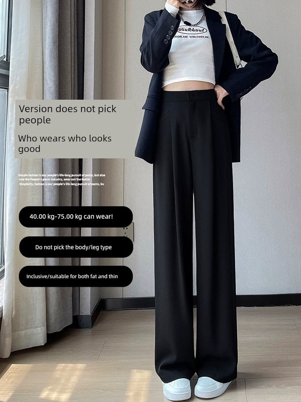 Guangzhou Thirteen Lines Best Selling High Waist Narrow Suit Pants