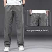 Spring Pure Cotton plus Size Parka Abrasion Resistant Casual Pants