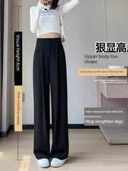 Guangzhou Thirteen Lines Best Selling High Waist Narrow Suit Pants