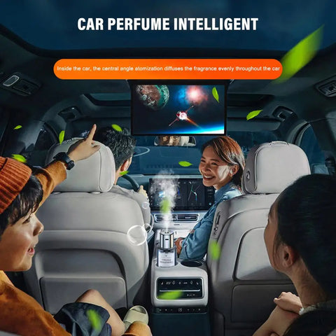 Car Mounted Intelligent Fragrance Spray Perfume Essential Oil Diffuser Humidifier Portable Car Bedside Fragrance Accessories