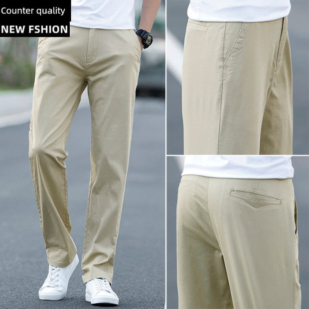 SEPTWOLVES Pure Cotton Business Summer Thin Casual Pants