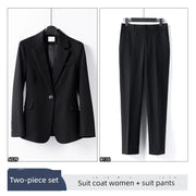 Coat Female Gray Temperament Office Suits Suit Jacket