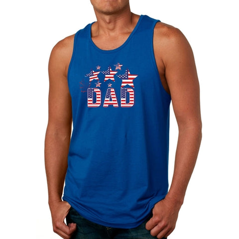 Mens Tank Top Fitness Shirt Dad Independence Day 4th Of July