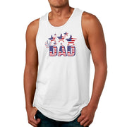 Mens Tank Top Fitness Shirt Dad Independence Day 4th Of July