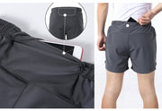 Men Inch Running Shorts 2 In 1 Quick Dry Training Marathon Fitness