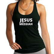 Womens Tank Top Fitness Shirt Jesus One Messiah