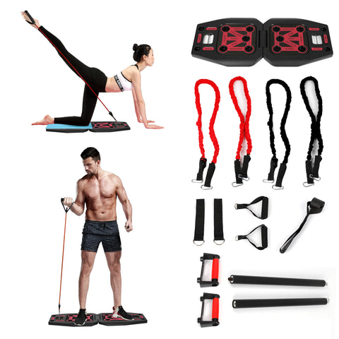 9 in 1 Push Up Rack Board System Fitness Workout Train Gym Exercise